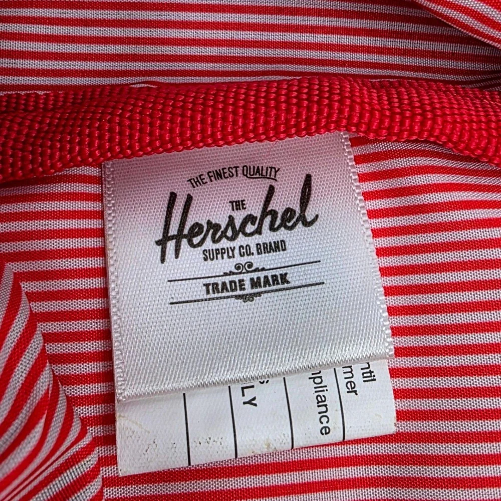 Herschel Supply Co Heritage Kids Backpack Grey Pink Polka Dot Mini Bag